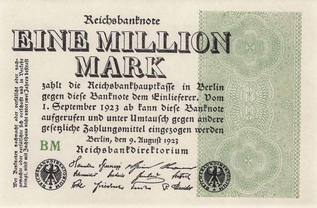 1 Million Mark 1923 ro.101d BM